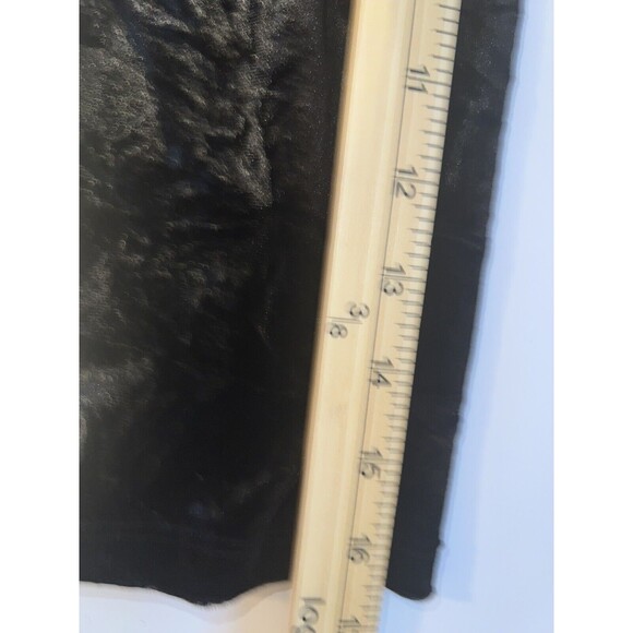 Simply Vera Black Velvet/Suede Dress Size L - Picture 7 of 10